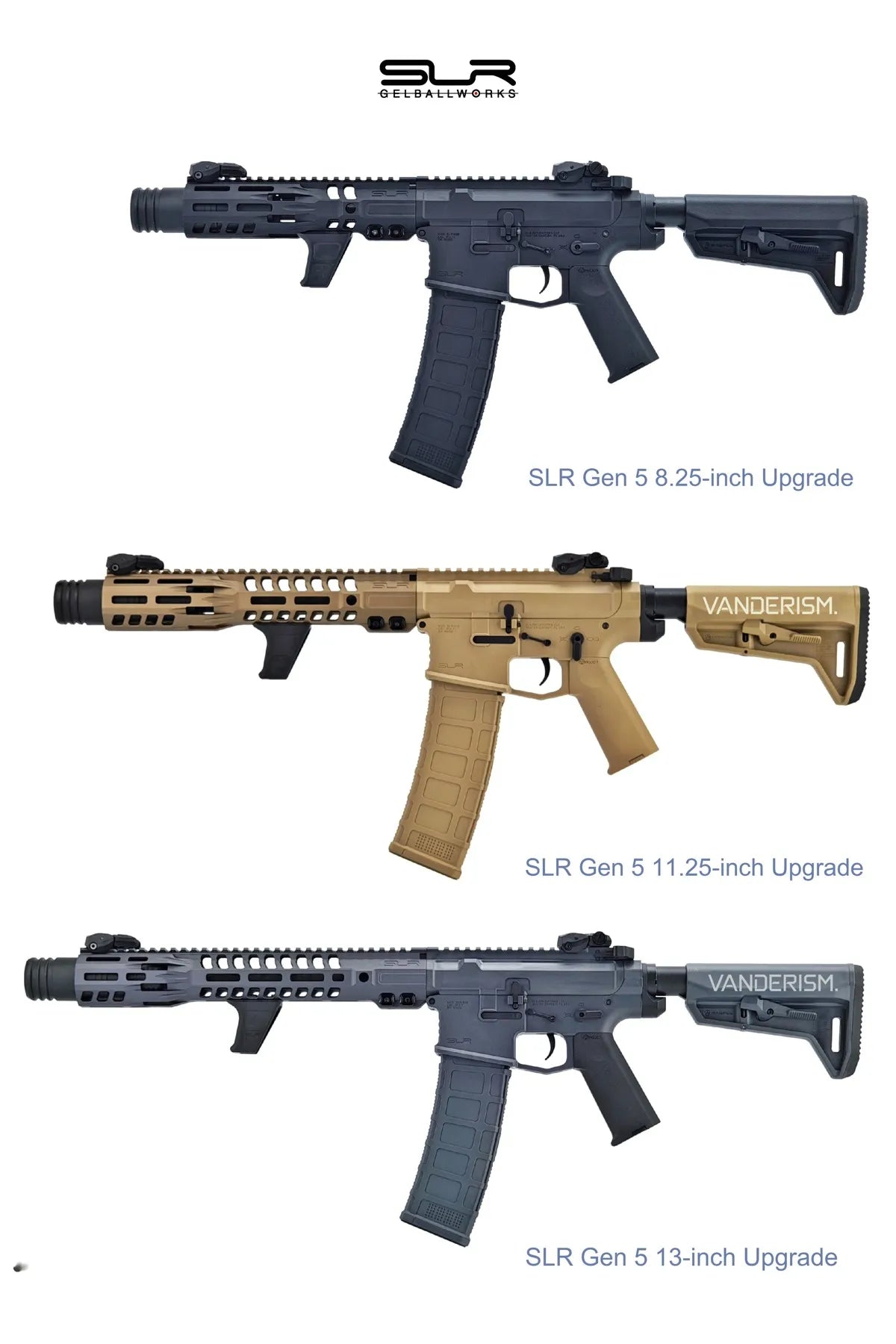 Jingji SLR B56 Gen 5 Custom Metal Handguard Gel Blaster (Pre-Order 50 Hari)