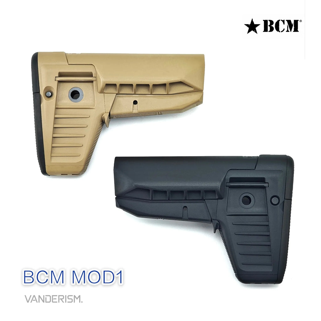 BCM MOD0S MOD2 MOD1 Nylon Stocks | Gel Blaster WGG WGB Airsoft (Pre-Order 50 Hari)