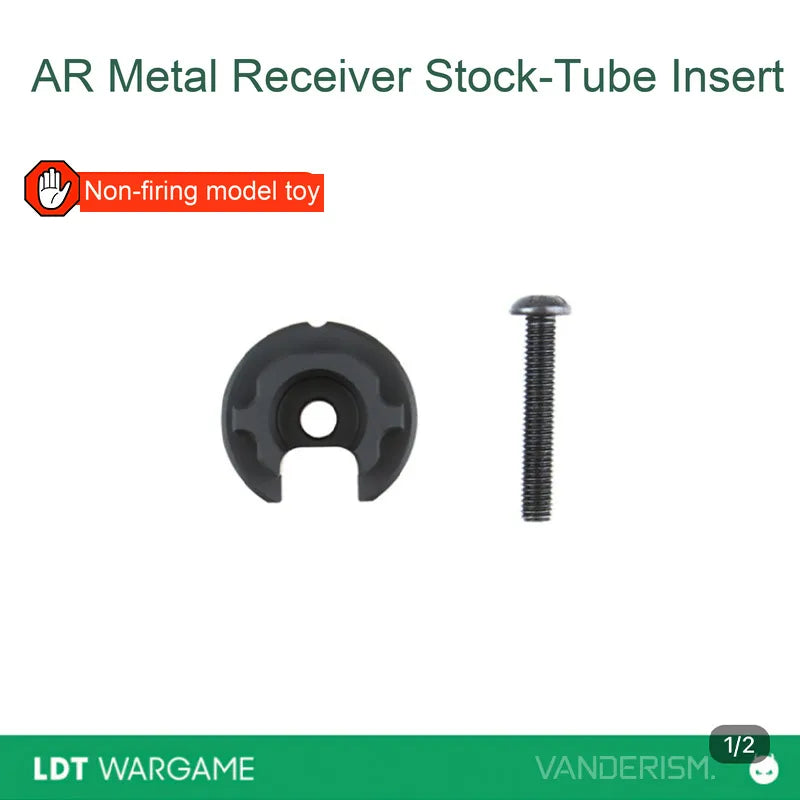LDT Metal-Body Model Buffer-Tube Adapter Insert for Folding Adapters / Non-Original Buffer Tubes (Pre-Order 50 Hari)