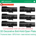 Steel 3D Decorative Blowback/Bolt-Hold-Open Plate for HK416/AR/A5/BCM/N4/DD/GEISSELE (Pre-Order 50 Hari)