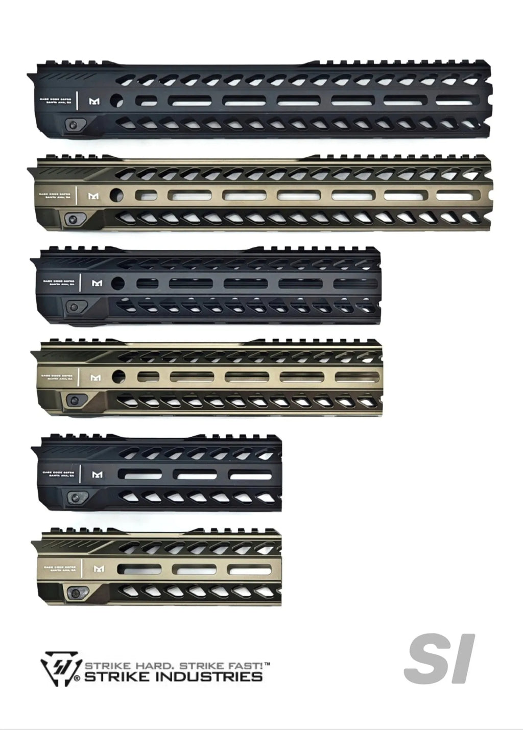 SI Metal Handguards | Gel Blaster WGG WGB Airsoft (Pre-Order 50 Hari)