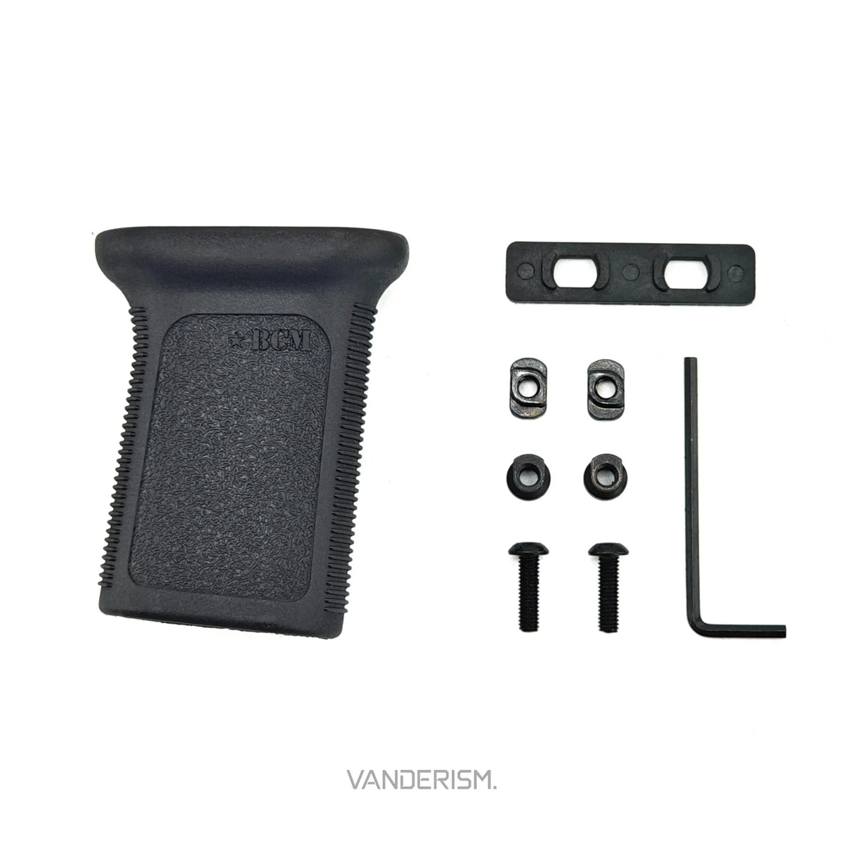 BCM MOD3 Nylon Foregrip M LOK and KeyMod (Pre-Order 50 Hari)
