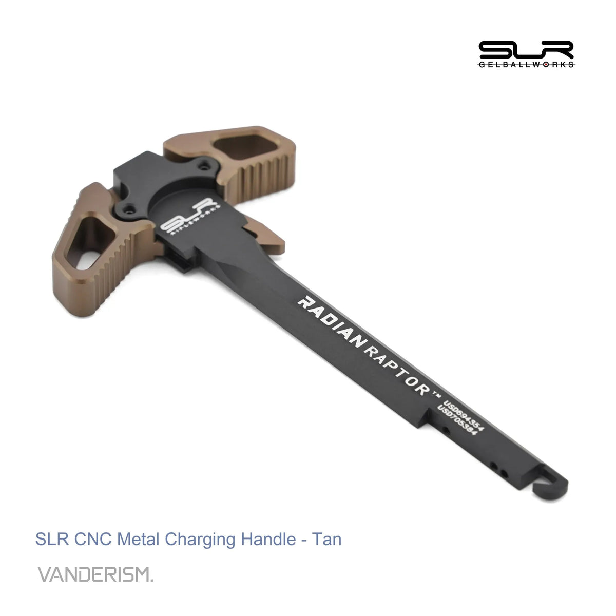 SLR CNC Charging Handle for V2 (Pre-Order 50 Hari)