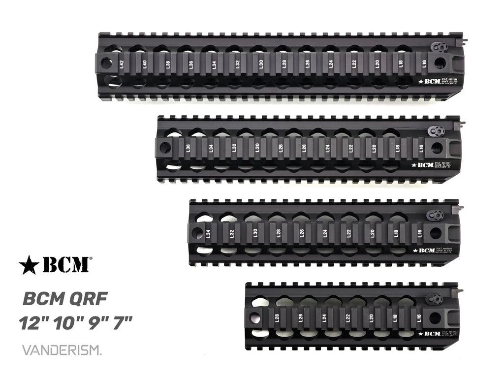 BCM QRF Metal Handguards | Gel Blaster WGG WGB Airsoft (Pre-Order 50 Hari)