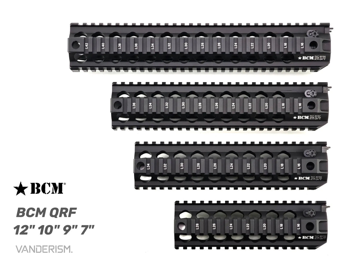 BCM QRF Metal Handguards | Gel Blaster WGG WGB Airsoft (Pre-Order 50 Hari)