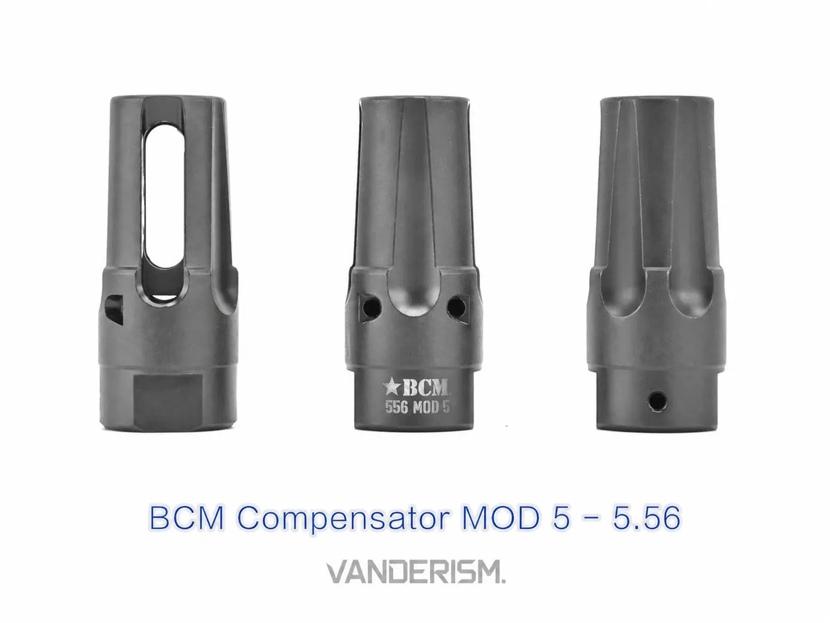 BCM MOD Steel Flash Hiders 14mm CCW | Gel Blaster WGG WGB Airsoft (Pre-Order 50 Hari)