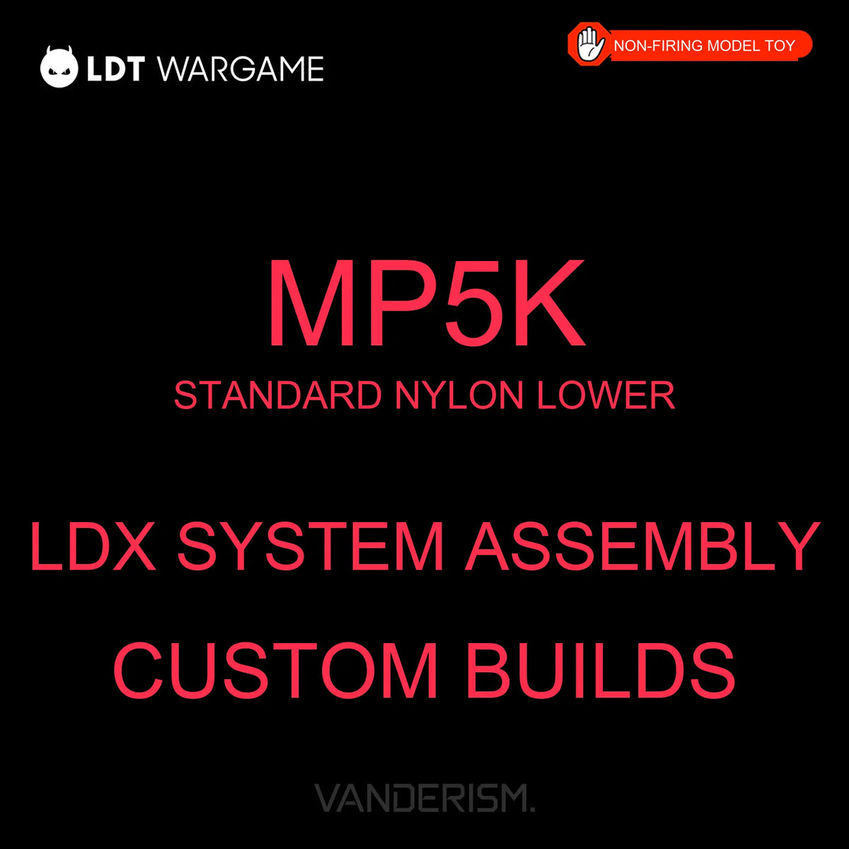 LDX MP5K Assembled Toy Model, Nylon Lower, Gen 2 LDX / 7075 Gen 3.0 Expert Electronic-Control Gearbox (Pre-Order 50 Hari)