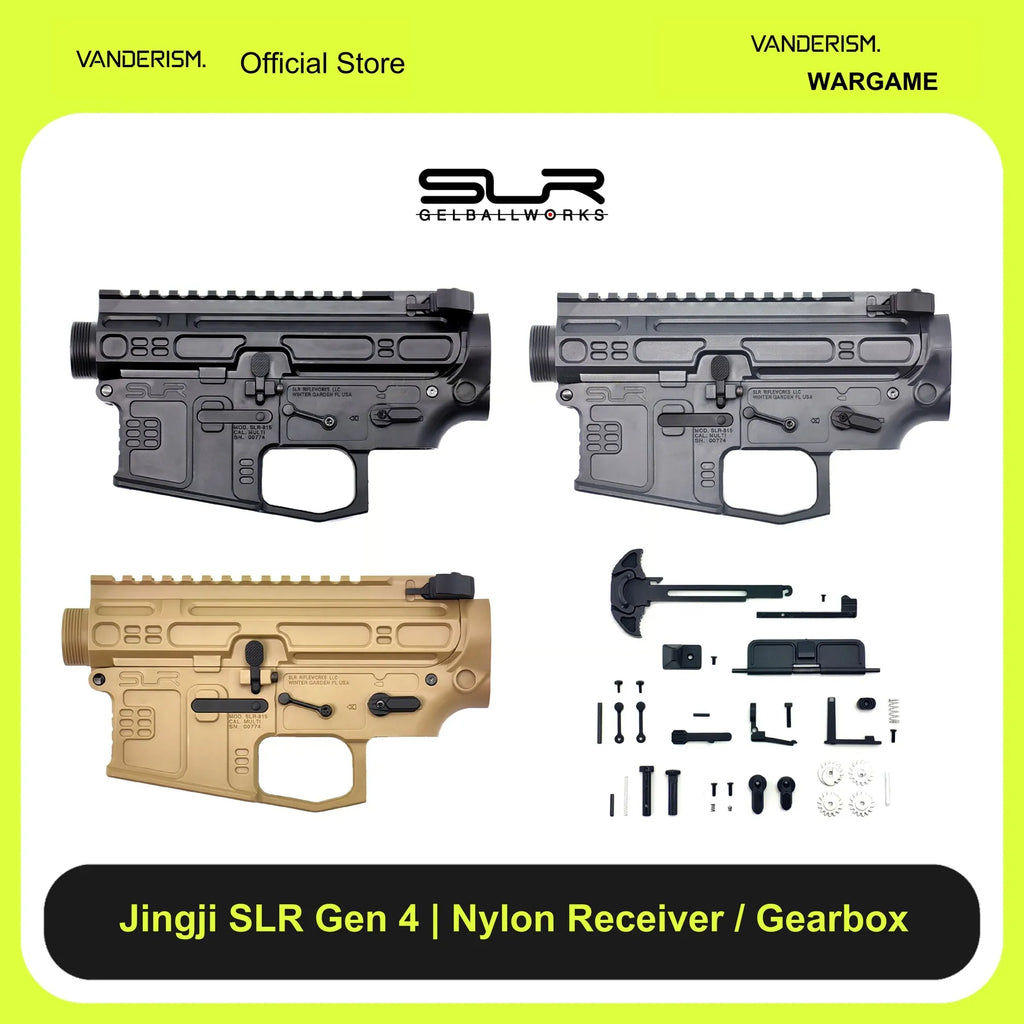 Jingji SLR B15 Gen 4 Nylon Receiver and Gearbox | Gel Blaster WGG WGB (Pre-Order 50 Hari)