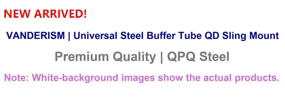 Universal Steel Buffer Tube QD Sling Swivels (Pre-Order 50 Hari)