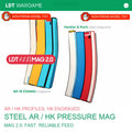 AR/HK Gen 2.0 Steel Electric Pressure-Feed Gel Ball Magazine with Suling High-Speed Motor (Pre-Order 50 Hari)