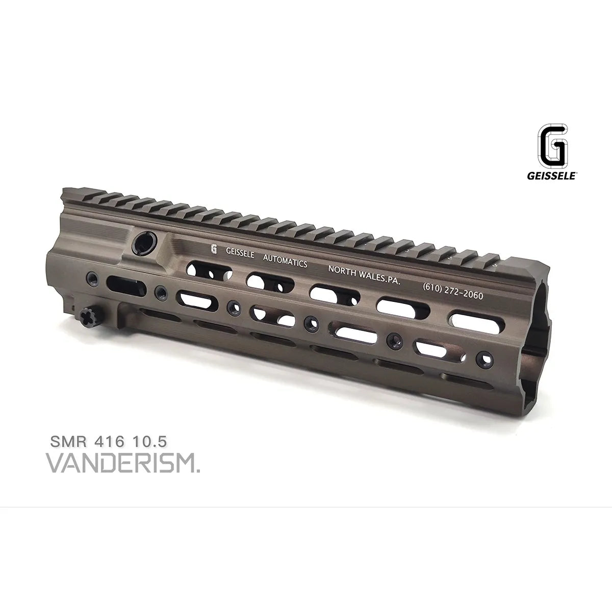 GEISSELE HK416 SMR Metal Handguards | Gel Blaster WGG WGB Airsoft (Pre-Order 50 Hari)