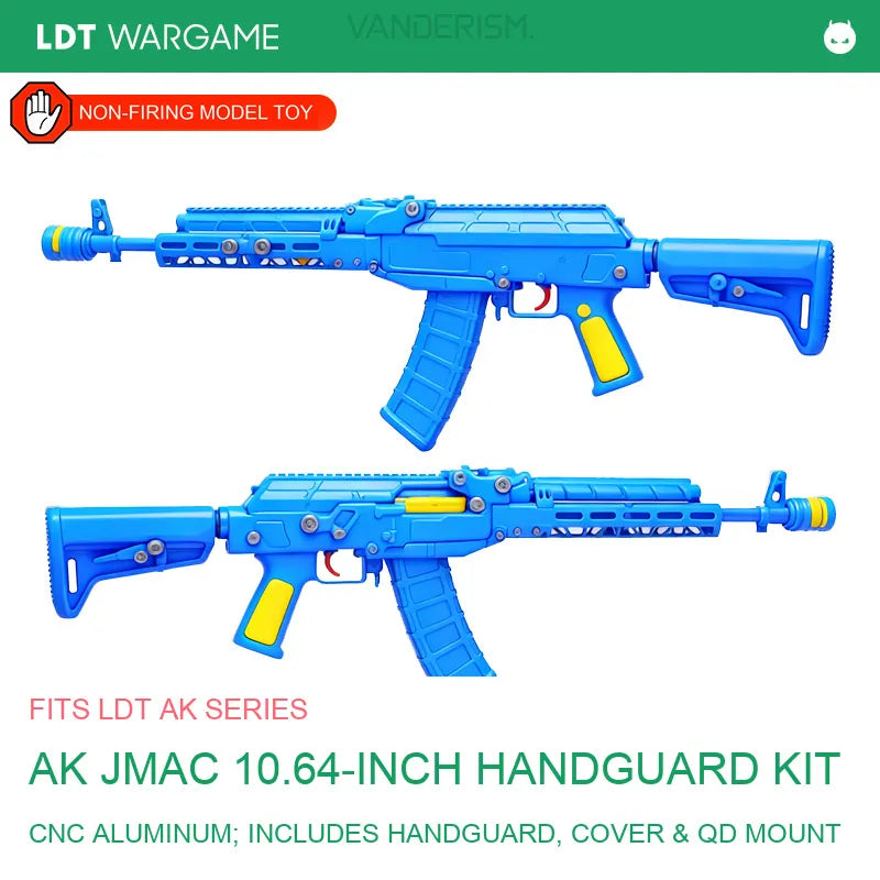 LDT AK JMAC-Style Toy-Model Accessories: Handguards, Receivers and Stocks (Pre-Order 50 Hari)