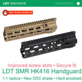 HK416/A5 SMR Gen 2 Decorative Rail Handguard, 10.5/14.5 Inches; Separate Tan Rail Sections (Pre-Order 50 Hari)