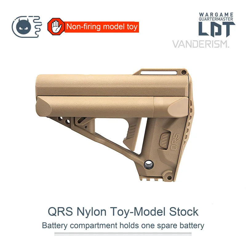 QRS Nylon Toy-Model Stock with Quick-Release Rear Cover (Pre-Order 50 Hari)