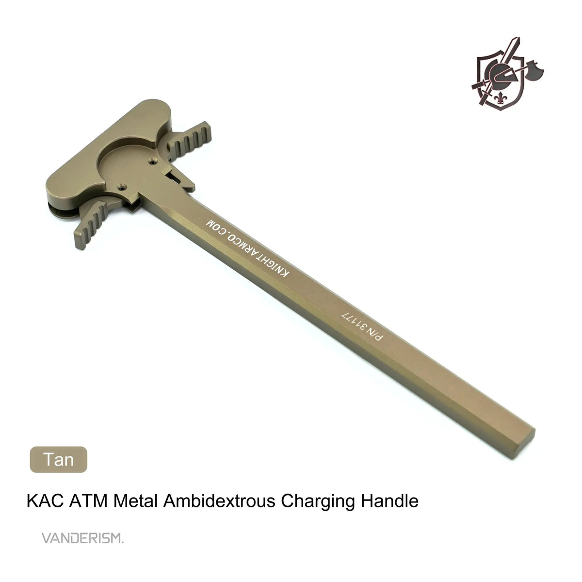 KAC Ambidextrous CNC Charging Handle for V2 and ATM (Pre-Order 50 Hari)