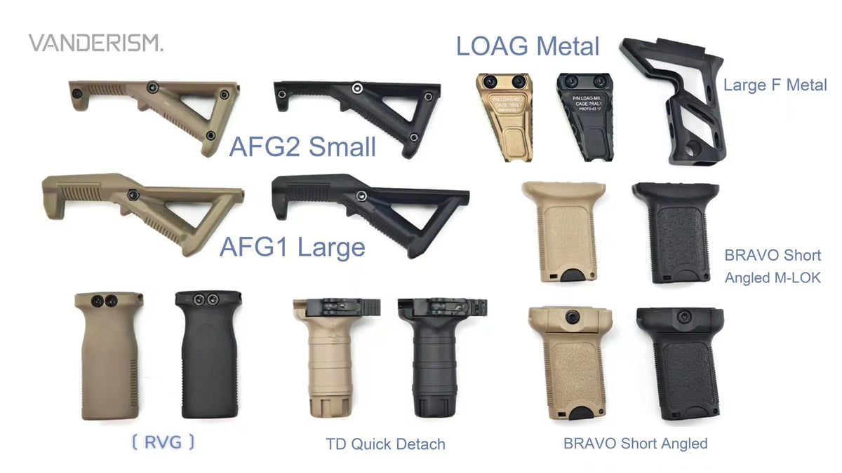 Foregrip and Handstop Collection (Pre-Order 50 Hari)