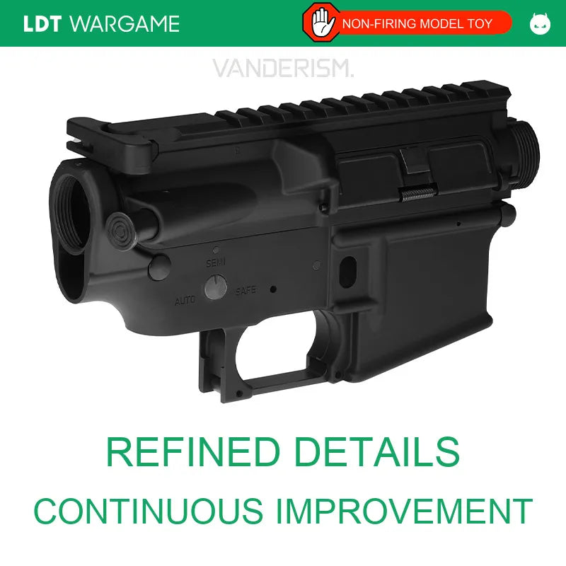 LDT AR Gen 3.0 Die-Cast + CNC Aluminum Split Receiver with Steel Small Parts (Pre-Order 50 Hari)