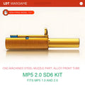 MP5 SD6 2.0 Toy-Model Front-End Kit, Steel Small Parts, Aluminum Mock Suppressor and Alloy Front Tube (Pre-Order 50 Hari)