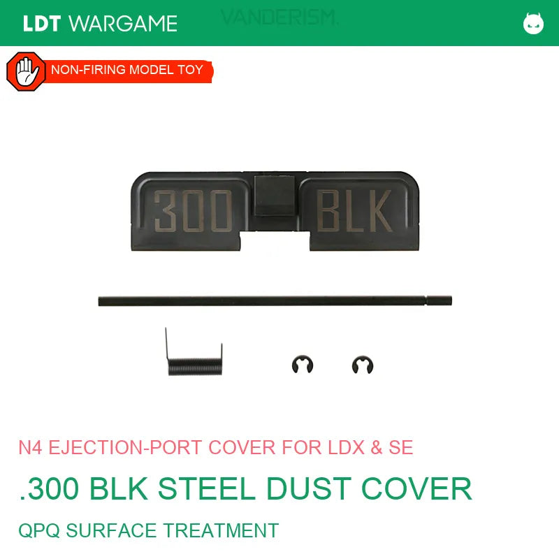 N4 Steel Replica Ejection-Port Dust Cover with 300BLK Marking (Pre-Order 50 Hari)