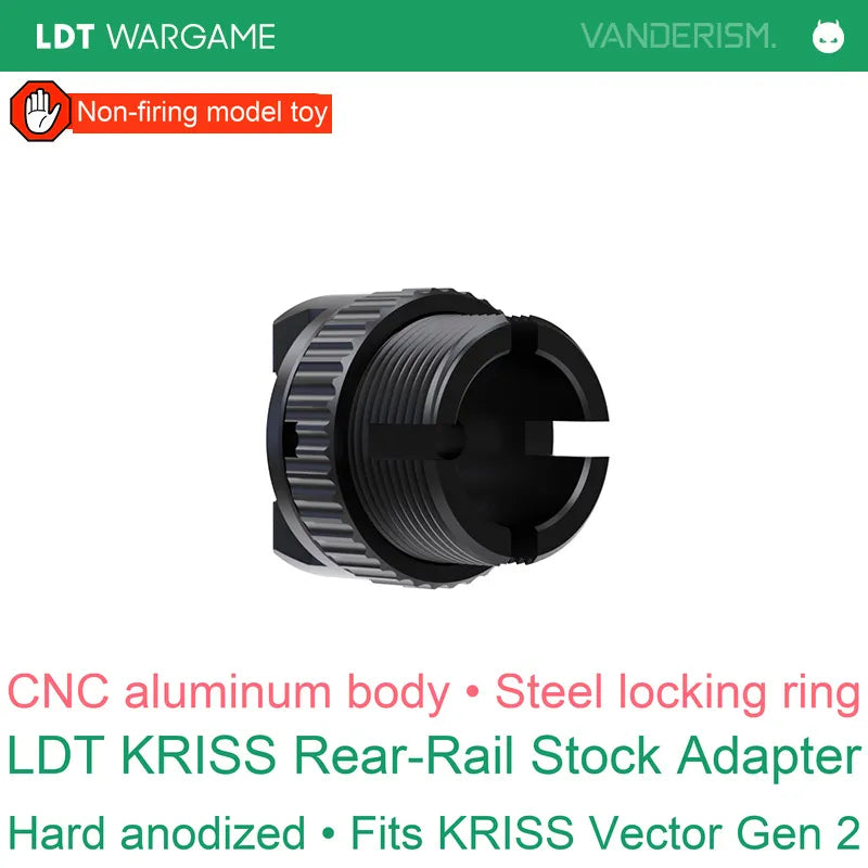 LDT Vector Rail Stock Adapter (Preorder) (Pre-Order 50 Hari)