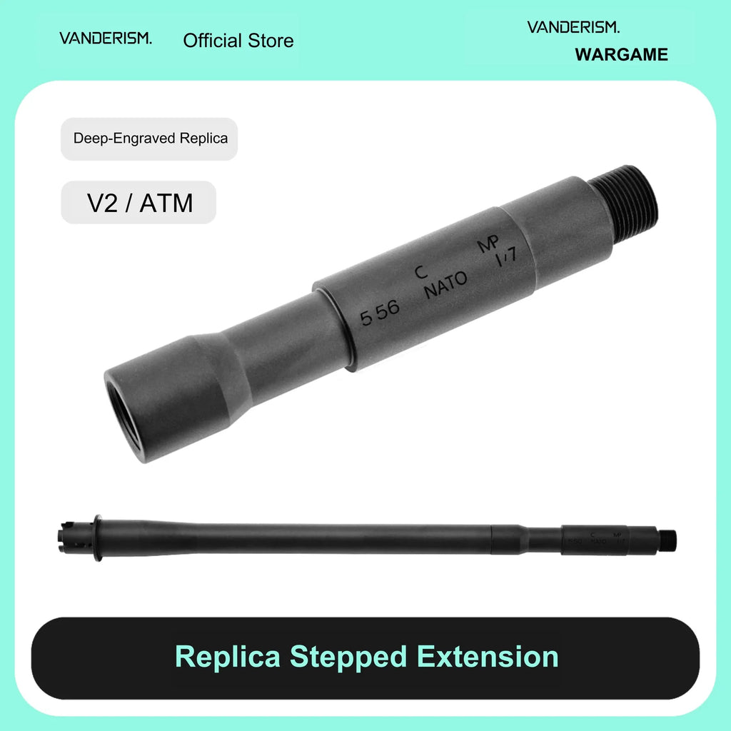 Dimpled 14 Inch Outer Barrel for V2 and ATM (Pre-Order 50 Hari)