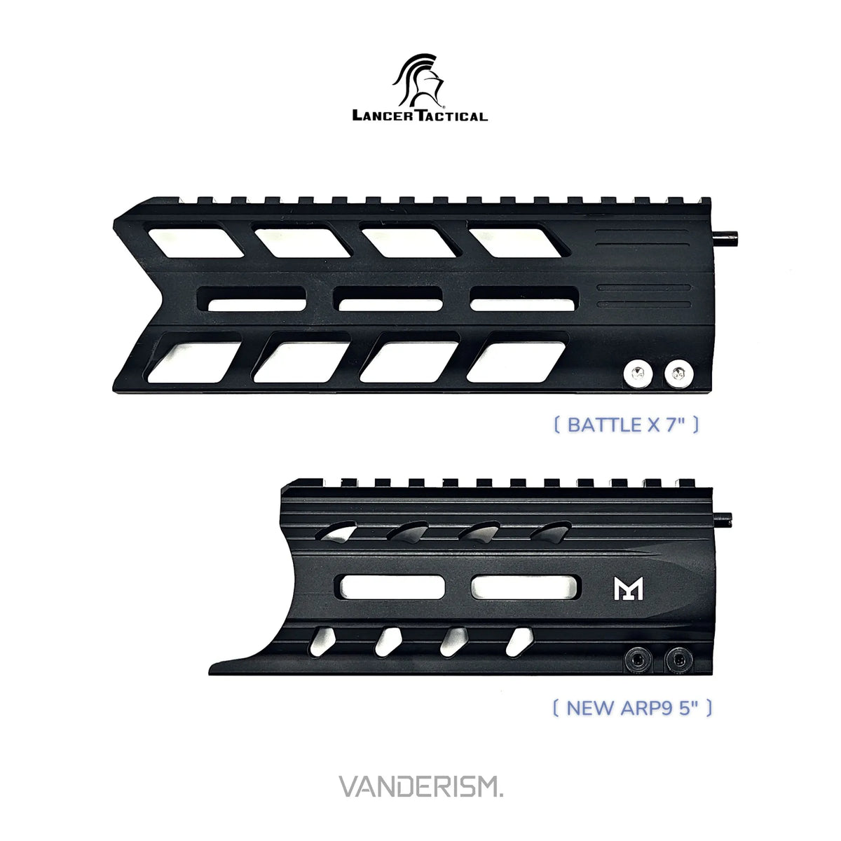 ARP9 and BATTLE X Metal Handguards | Gel Blaster WGG WGB Airsoft (Pre-Order 50 Hari)