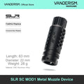 SLR SC MOD1 Metal Flash Hider (Pre-Order 50 Hari)
