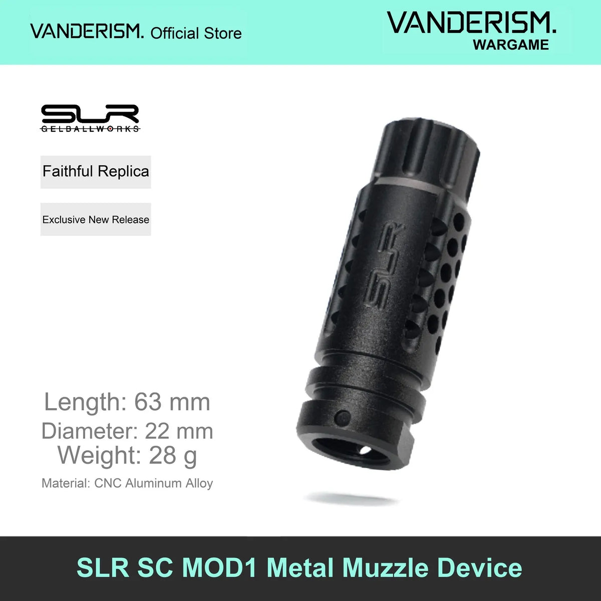 SLR SC MOD1 Metal Flash Hider (Pre-Order 50 Hari)