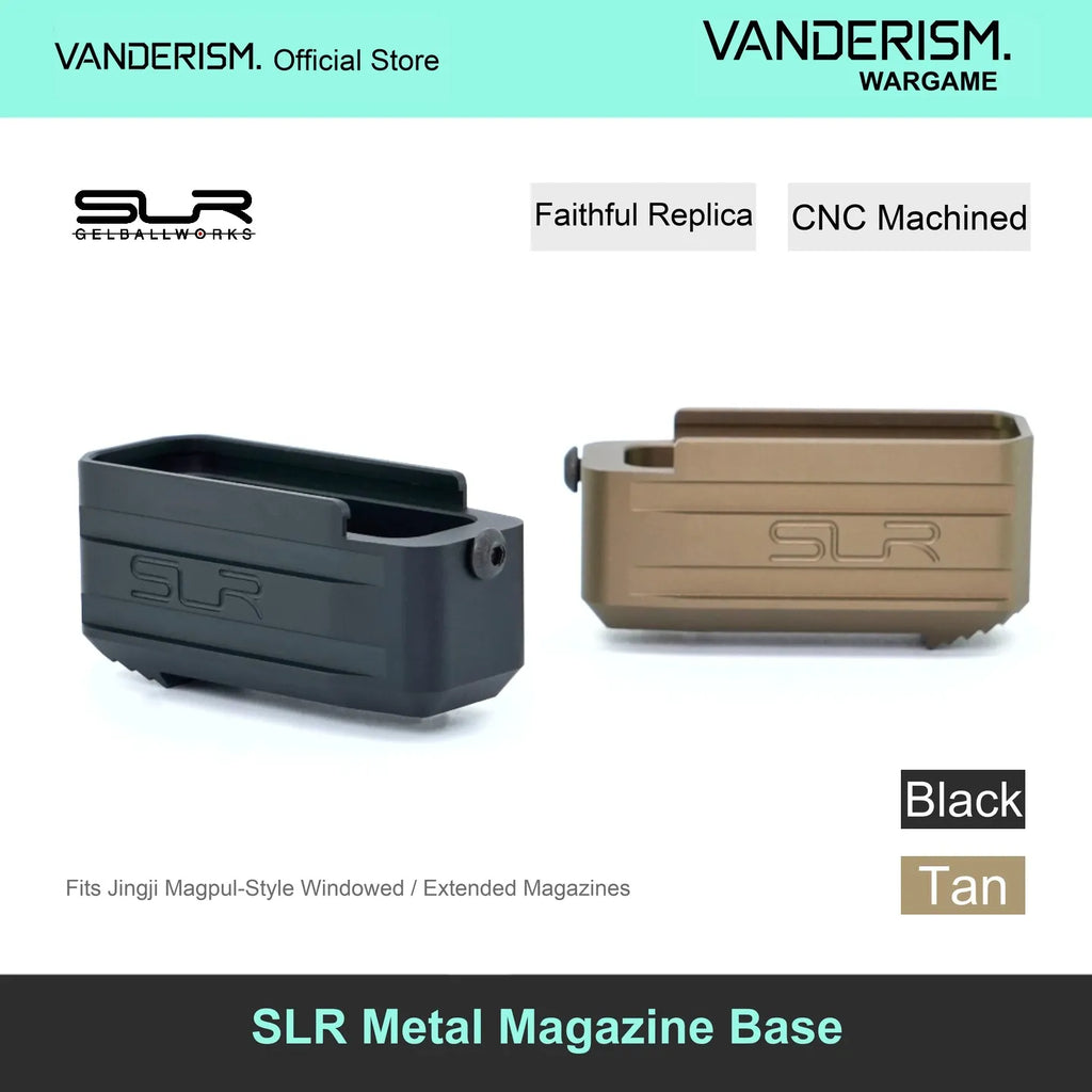 SLR Metal Magazine Baseplates | Gel Blaster WGG WGB (Pre-Order 50 Hari)