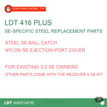 LDT 416 Plus SE Replacement Parts: Ejection-Port Covers and Steel Bolt-Release Paddle (Pre-Order 50 Hari)