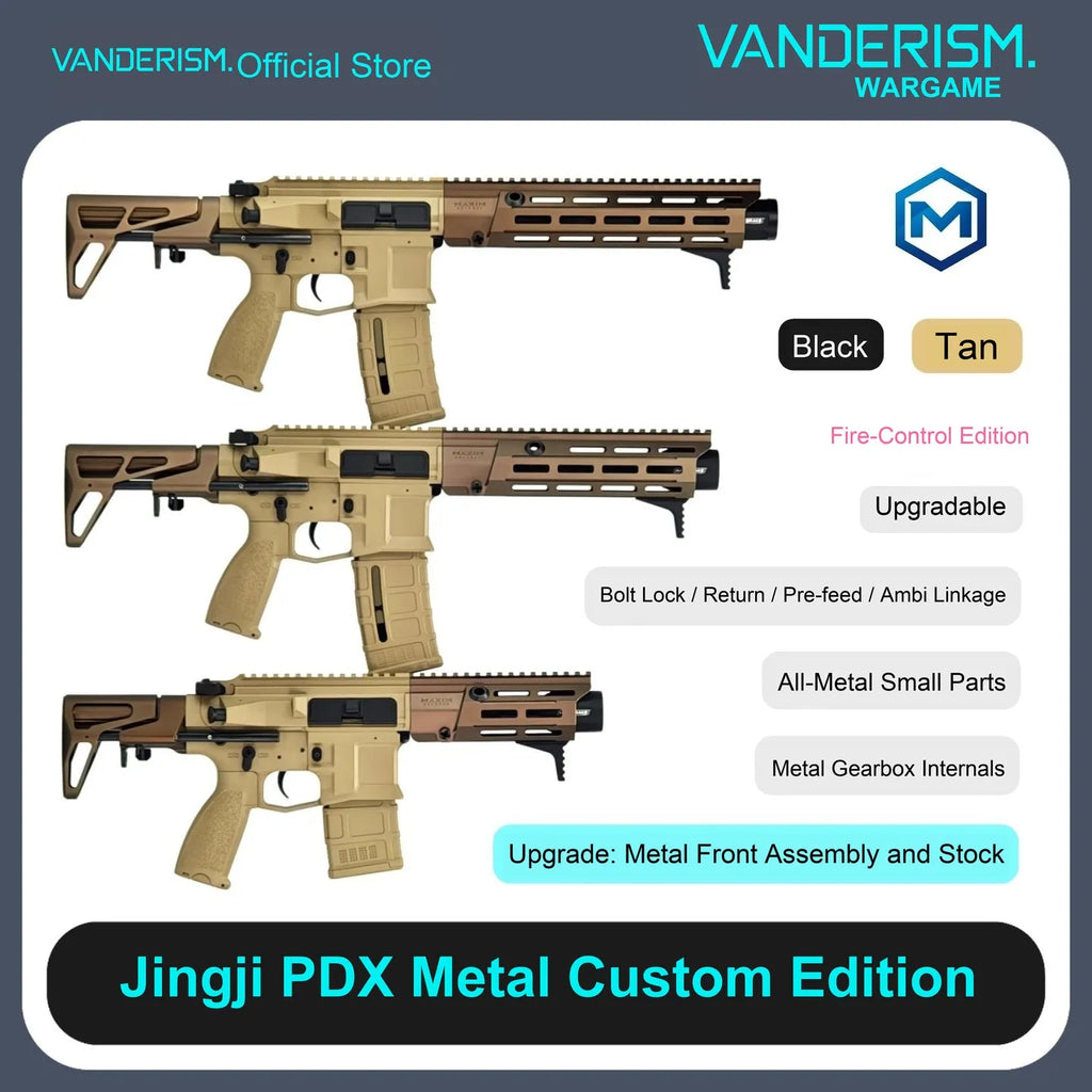 Jingji MAXIM DEFENSE PDX Custom Gel Blaster (Pre-Order 50 Hari)