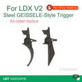 LDT GEISSELE-Style Steel Trigger for LDX V2 or SE Shell-Ejecting Models (Pre-Order 50 Hari)
