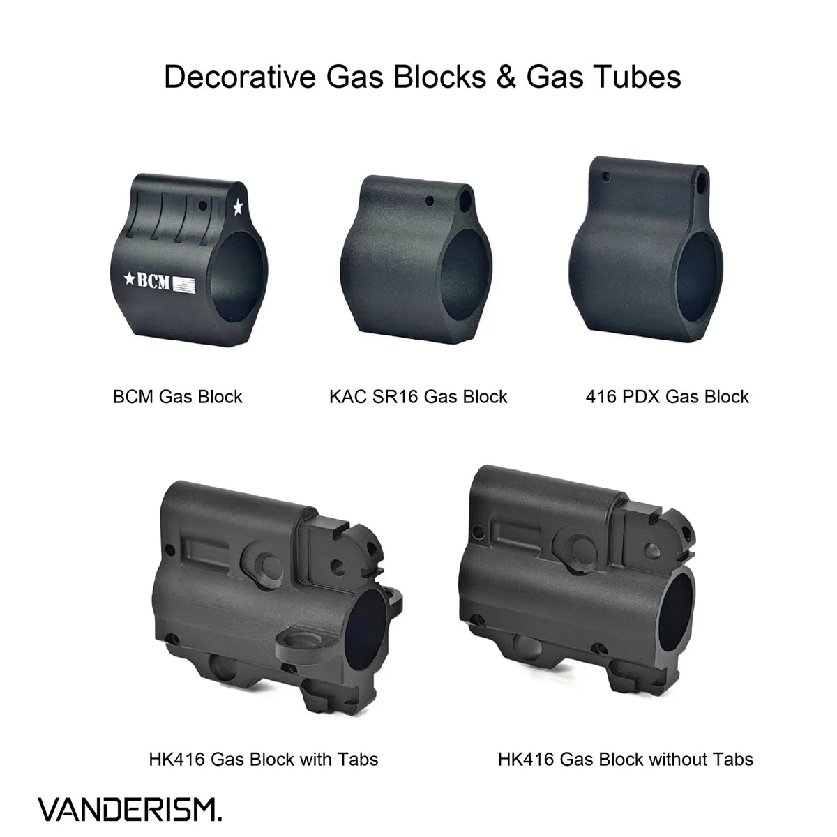 BCM HK416 KAC Decorative Gas Block and Tube Kits (Pre-Order 50 Hari)