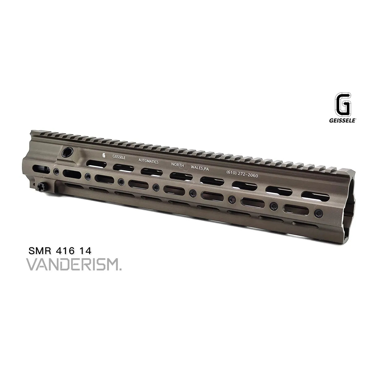 GEISSELE HK416 SMR Metal Handguards | Gel Blaster WGG WGB Airsoft (Pre-Order 50 Hari)
